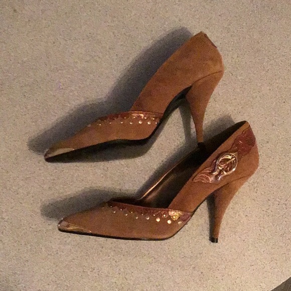 🛍🛍 3/$30 🛍🛍 Rush hour express suede heels - Picture 3 of 6